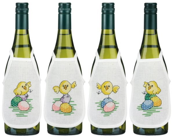 Embroidery Kit Easter Chicks 10 x 15 cm / 4 x 6 in