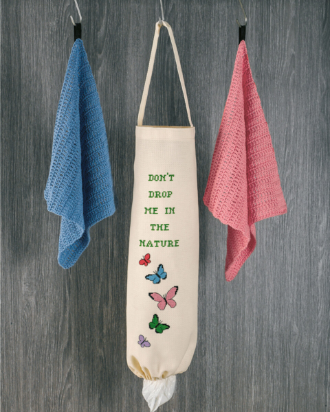 Embroidery Kit Bag for Bags Birds 19 x 50 cm / 7.48 x 19.69 in