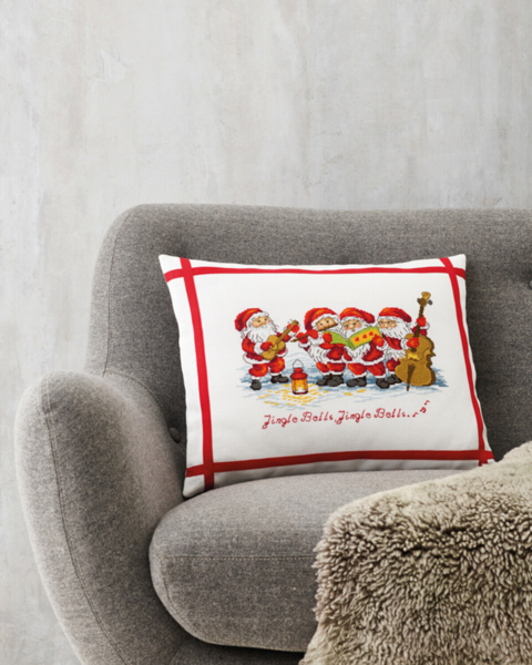 Embroidery Kit Elf Orchestra 45 x 35 cm / 17.72 x 13.78 in