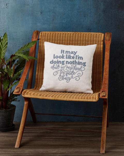 Embroidery Kit It may look 40 x 40 cm / 15.75 x 15.75 in