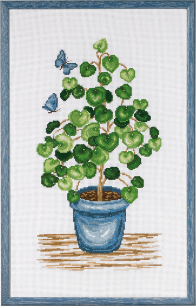 Embroidery Kit Pilea R5655 27 x 44 cm / 10.63 x 17.32 in