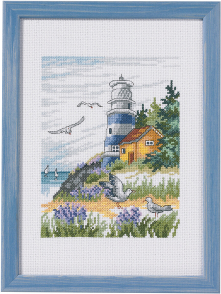 Embroidery Kit The Lighthouse 20x28 cm / 7.87x11.02 in R5386
