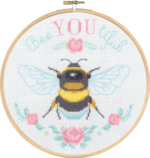Embroidery Kit Bee You Tiful 20 cm/8 in dia. M/5810/20