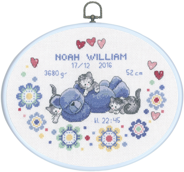 Embroidery Kit Noah William M5958/03 20 x 26 cm / 8 x 10 in