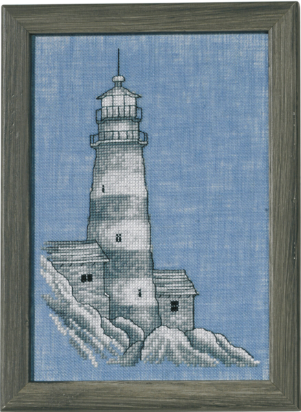 Embroidery Kit Lighthouse 1 R5396 15 x 22 cm / 5.91 x 8.66 in