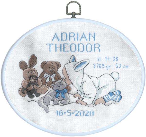 Embroidery Kit Adrian R 5958/03 26 x 20 cm / 10 x 8 in