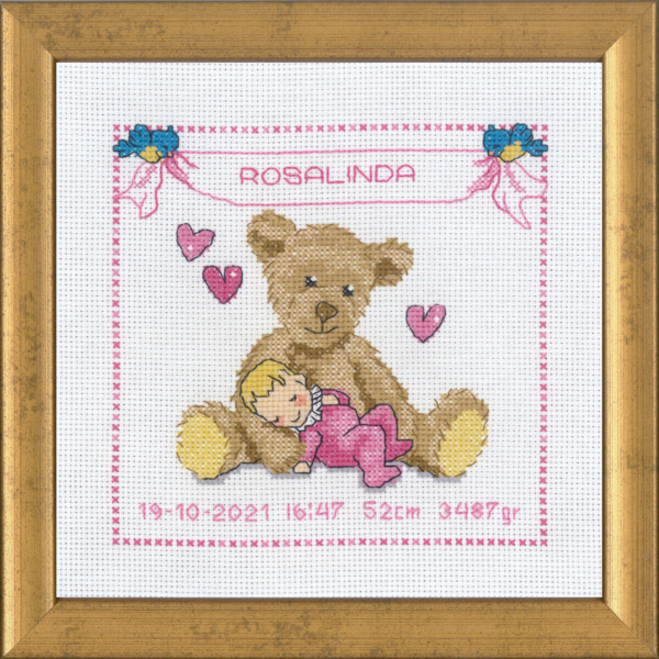 Embroidery Kit Rosalinda R5500 19 x 19 cm / 7.48 x 7.48 in