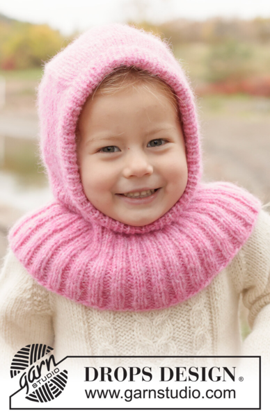 50-7 Dream Petal Balaclava by DROPS Design