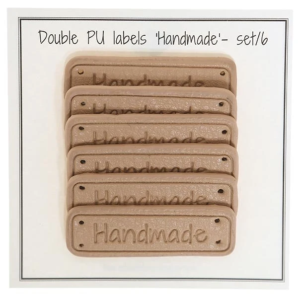 Go Handmade Double PU Labels 