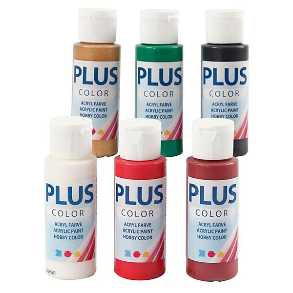 Plus Color craft paint - Christmas colours