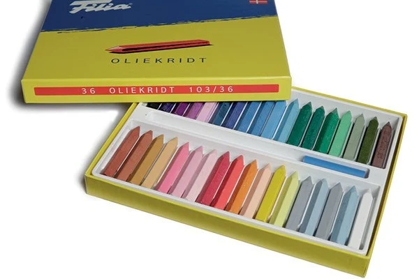 Filia Pastel Oil Crayons - 36 assorted colors
