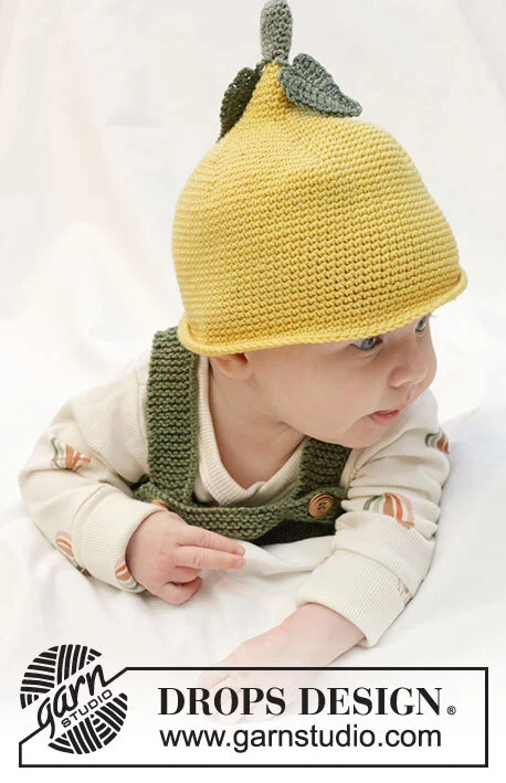 45 12 Sweet Lemon Hat by DROPS Design