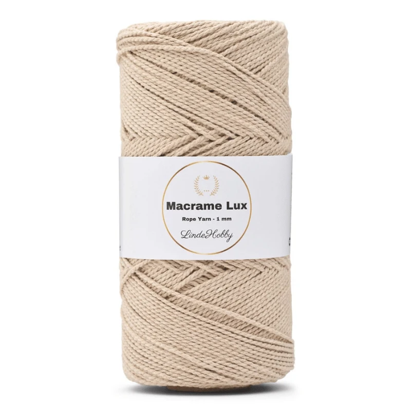 LindeHobby Macrame Lux, Rope Yarn, 1 mm - Buy here