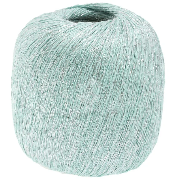 Lana Grossa Brillino 11 Pastel green/Silver