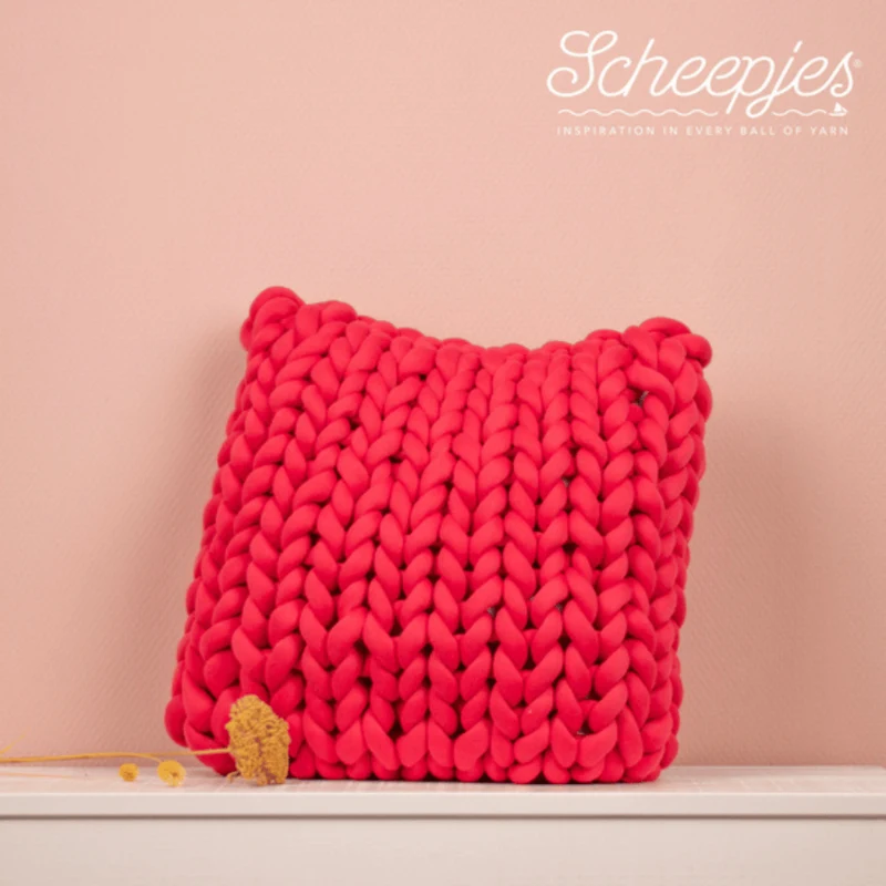13738 Knitted Cushion Cover by Scheepjes Design