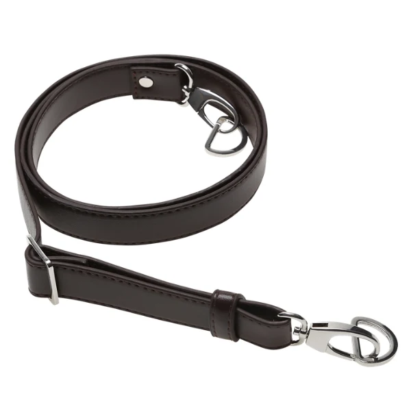 Go Handmade Bag Shoulder Strap 130 cm 25 mm, Black, Silver