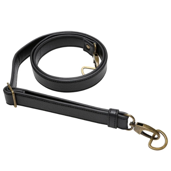 Go Handmade Bag Shoulder Strap 130 cm 25 mm, Black, Bronze