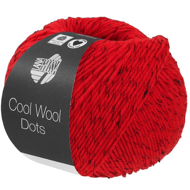 Lana Grossa Cool Wool Dots 05 Red
