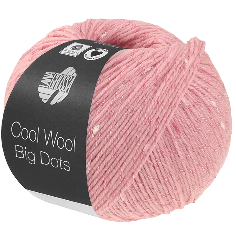 Lana Grossa Cool Wool Big Dots 106 Pink