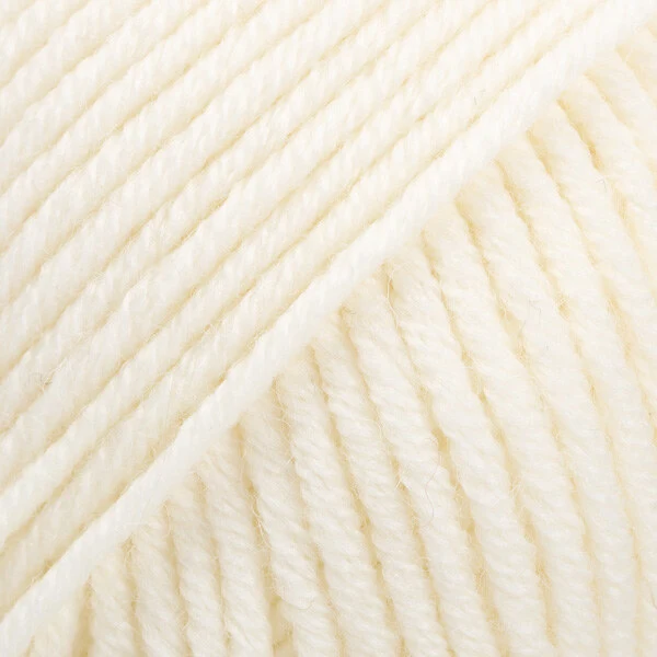 DROPS Merino Extra Fine 01 Off white (Uni Colour)