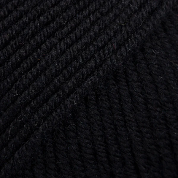 DROPS Merino Extra Fine 02 Black (Uni Colour)