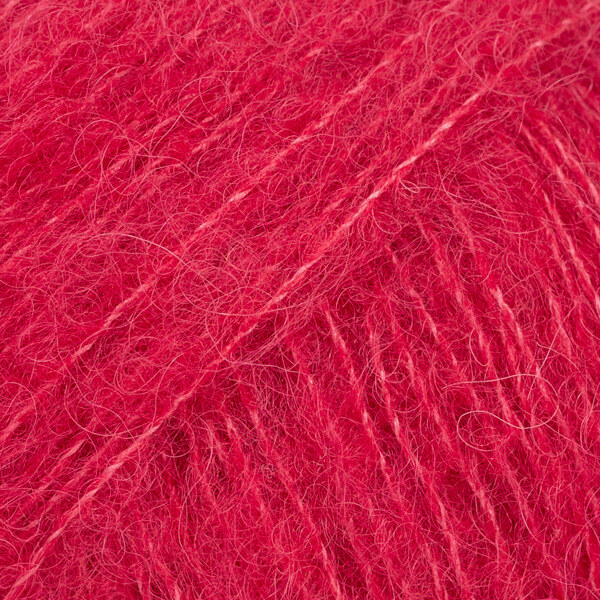 DROPS Brushed Alpaca Silk 07 Red (Uni Colour)