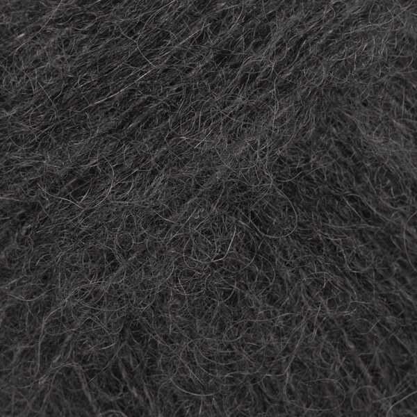 DROPS Brushed Alpaca Silk 16 Black (Uni Colour)