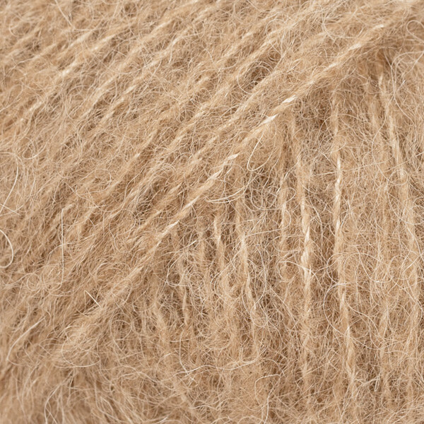 DROPS Brushed Alpaca Silk 36 Almond (Uni Colour)