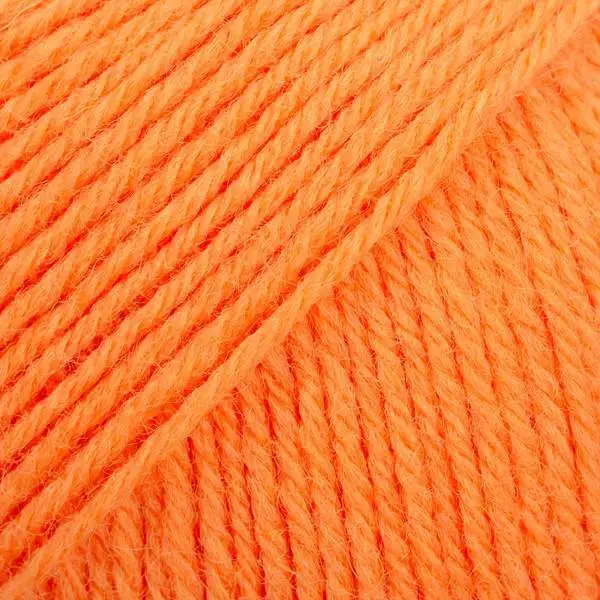 DROPS Fabel Uni Colour 119 Electric orange