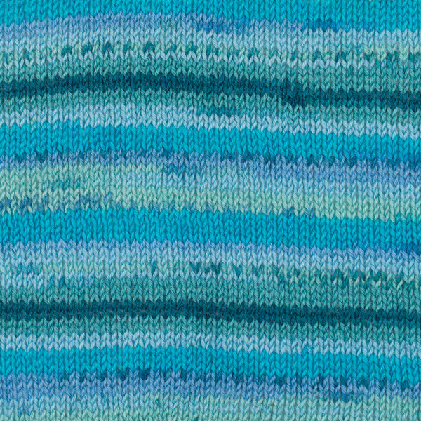 DROPS Fabel Print 340 Blue lagoon