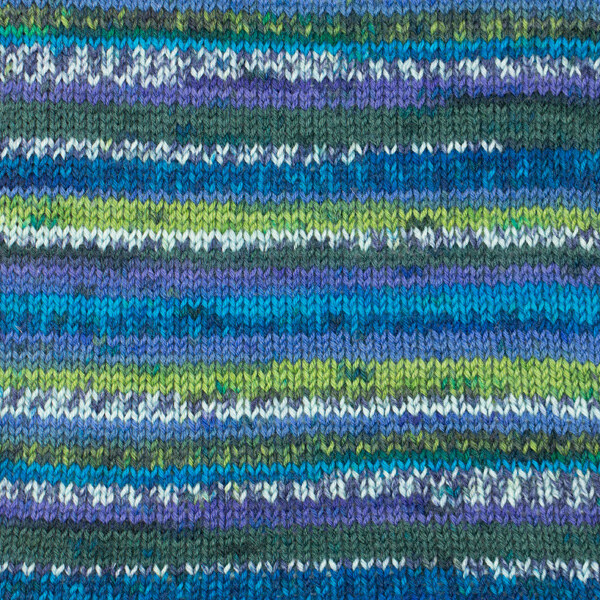 DROPS Fabel Print 677 Green turquoise