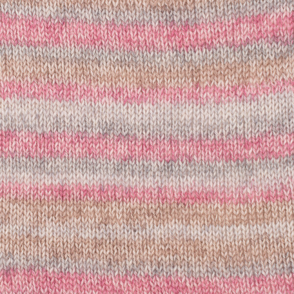 DROPS Fabel Long Print 623 Rose mist