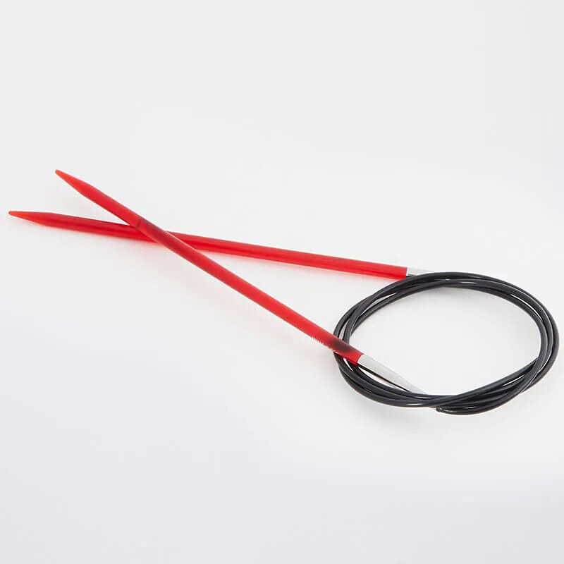 Trendz Fixed Circular needles 100 cm 3.50 mm Red