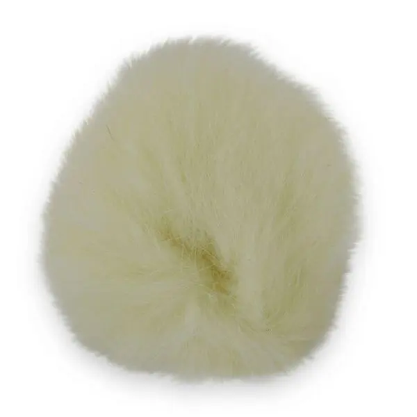Pumpkin Rabbit hair 6 cm Light Beige