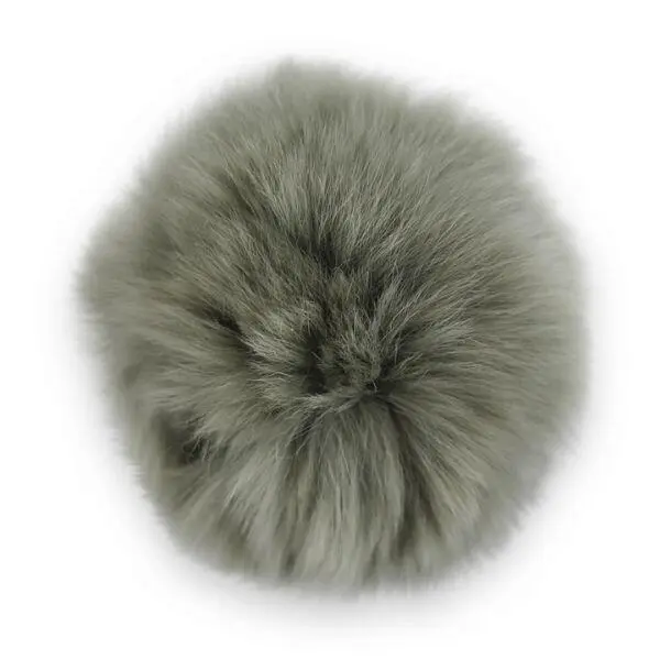 Pumpkin Rabbit hair 6 cm Gray