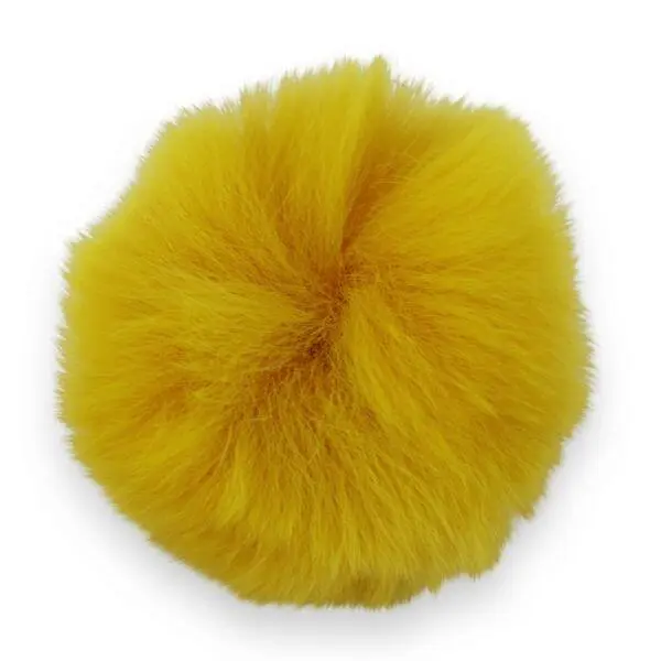 Pumpkin Rabbit hair 6 cm yellow