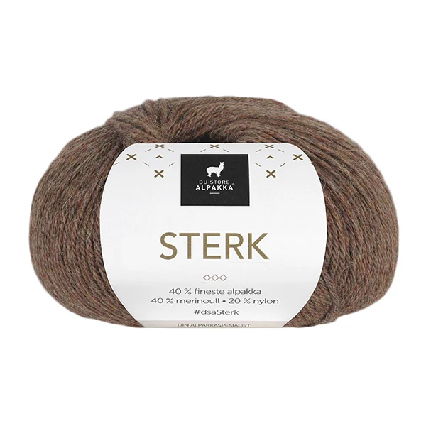 Du Store Alpakka Sterk 896 Warm brown mixed