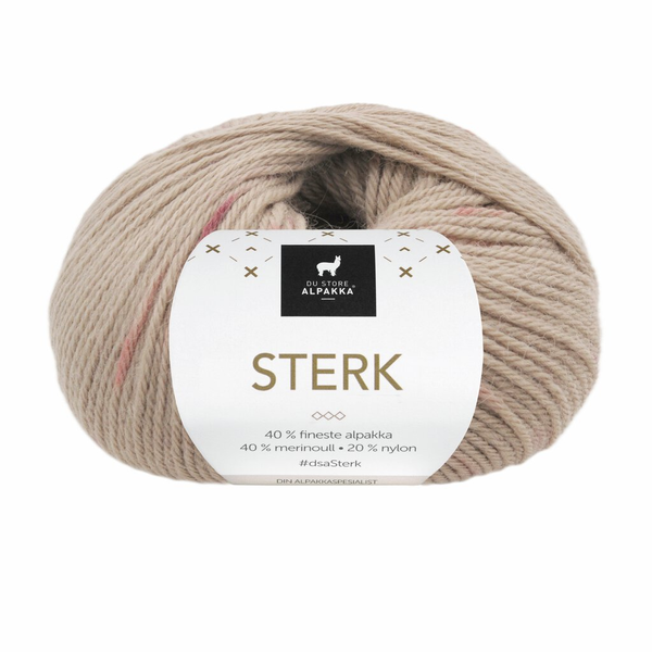Du Store Alpakka STERK 924 Sand/pink