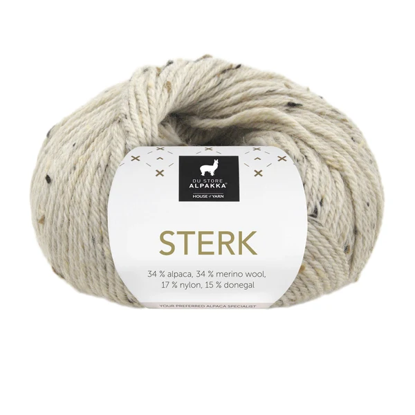 Du Store Alpakka Sterk 932 Light beige marl tweed