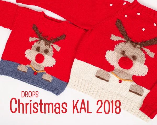 DROPS Christmas Knit-Along 2018 - Children&#39;s blouse