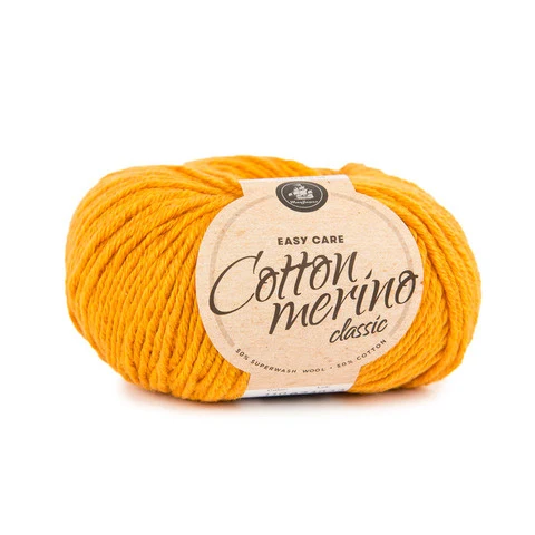 Mayflower Easy Care CLASSIC Cotton Merino 110 Sunny Yellow (UNI COLOUR)
