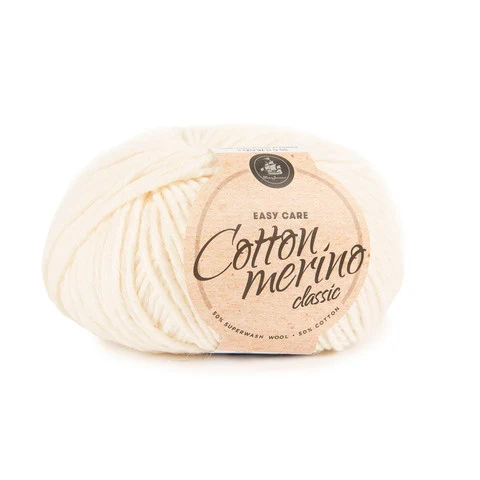 Mayflower Easy Care CLASSIC Cotton Merino 116 Offwhite (UNI COLOUR)