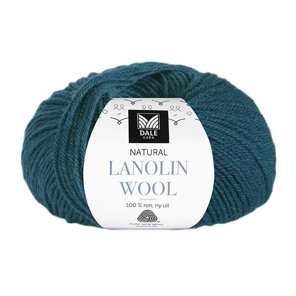 Dale Natural Lanolin Wool 1451 Dark petrol mix