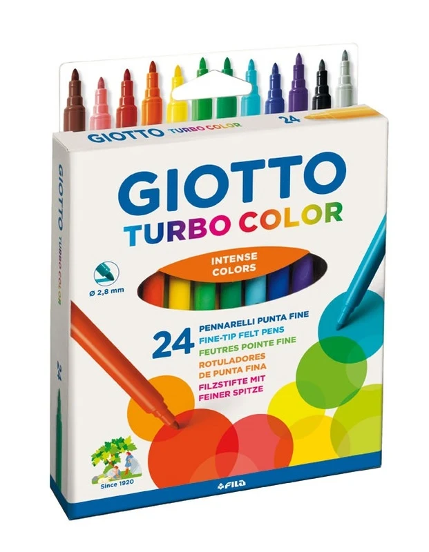 Giotto Turbo Color Tusser, 24 stk
