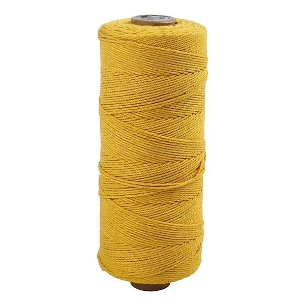 Knitting yarn 1mm 315m 02 Yellow