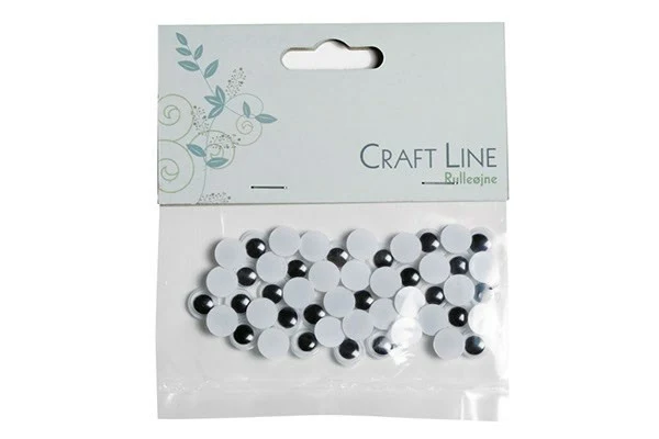 Craft Line Rulleøjne 8 mm, 50 stk