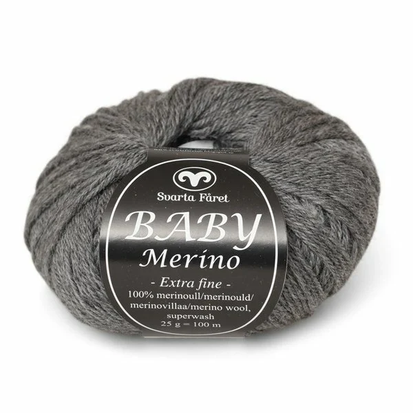Svarta Fåret Baby Merino 08 Gray