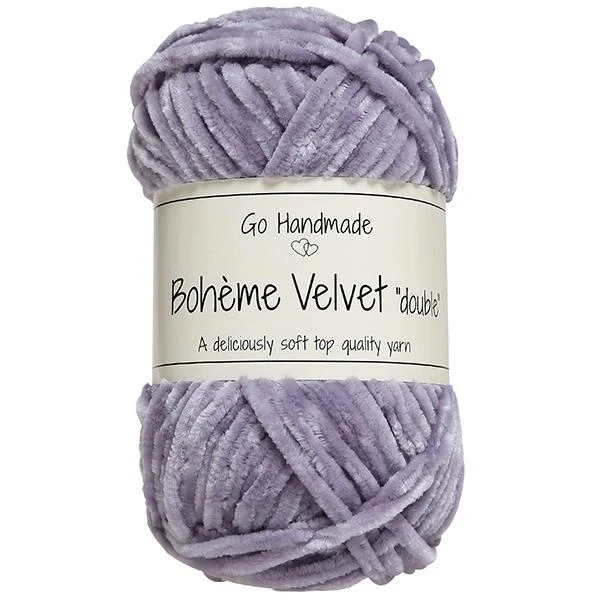 Go Handmade Bohéme Velvet Dobbelt 17636 Lavender