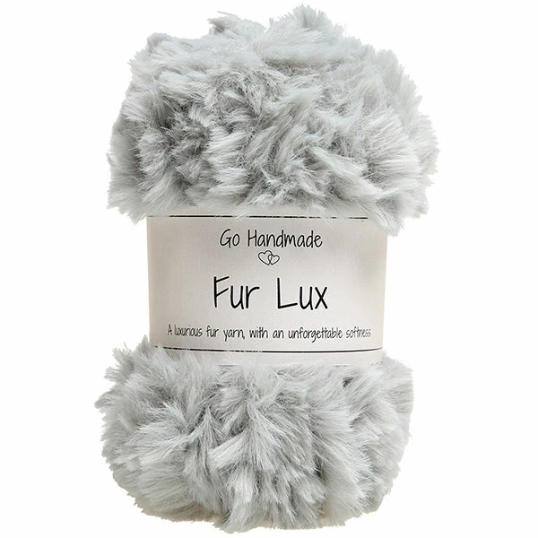 Go Handmade Fur Lux 17662 Lys grå