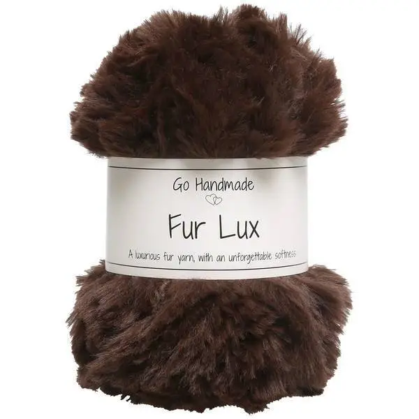 Go Handmade Fur Lux 17691 Chocolate